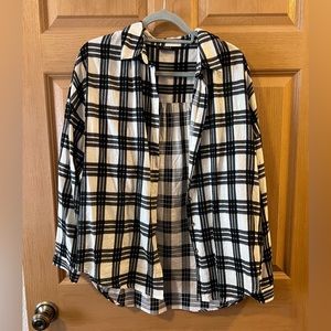 VICI Button Down Plaid Shirt